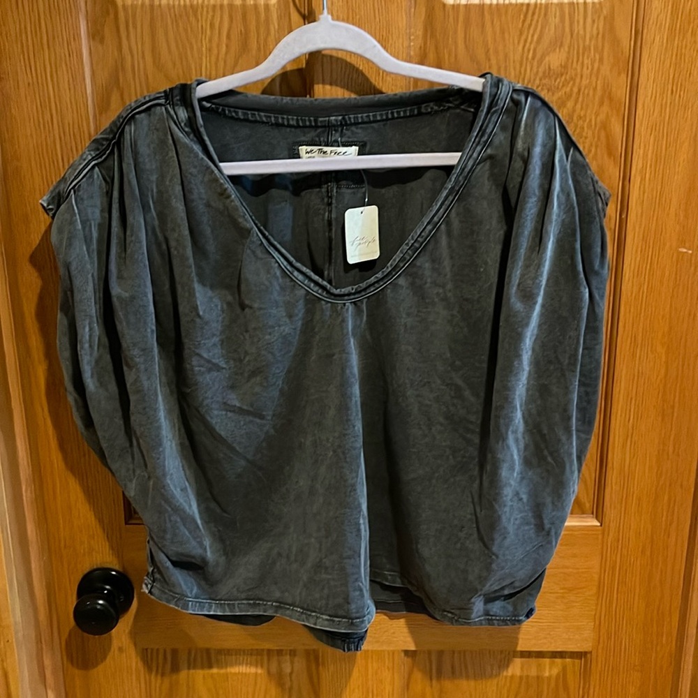 Free People Black Top